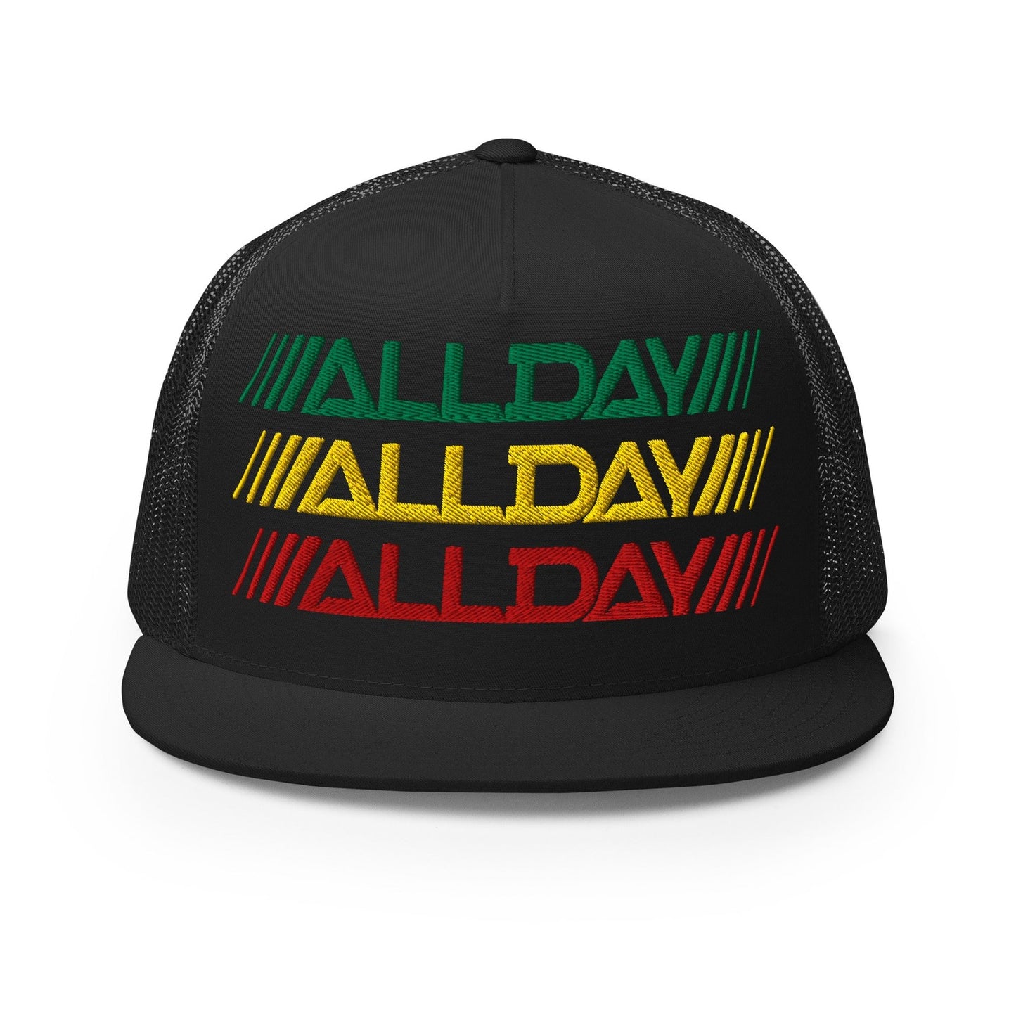 Rasta All Day Trucker Hat