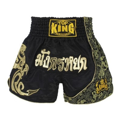 Men's Top King Muay Thai Shorts for Kick Boxing, MMA, Boxing