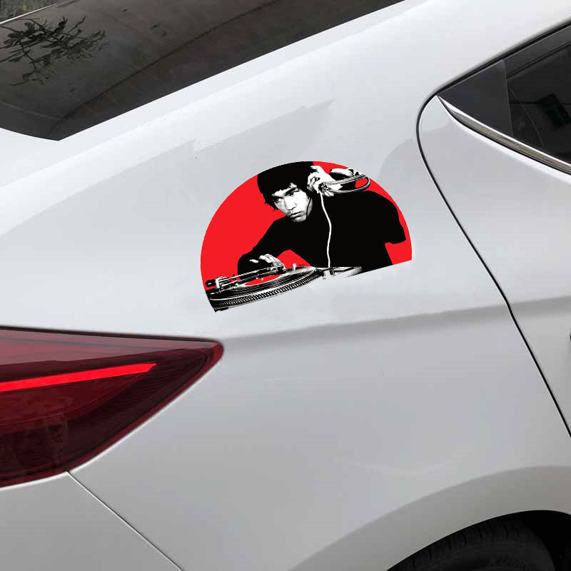 Bruce Lee Dj Waterproof Car Sticker
