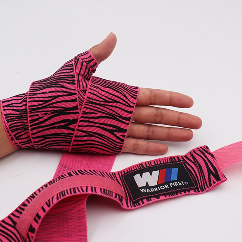 Zebra Striped Hand Wraps for Muay Thai, Boxing, MMA
