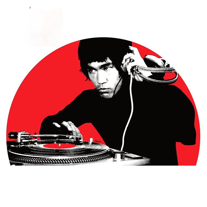 Fuzhen Boutique Decals Exterior Accessories Bruce Lee Dj Car Sticker Anime Waterproof Snowboard Decoration Window Trunk Decaln