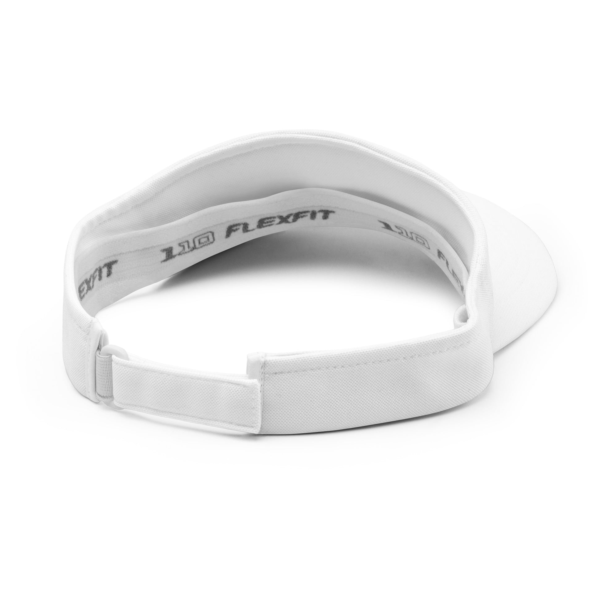 Active Visor With White Embroidery - White
