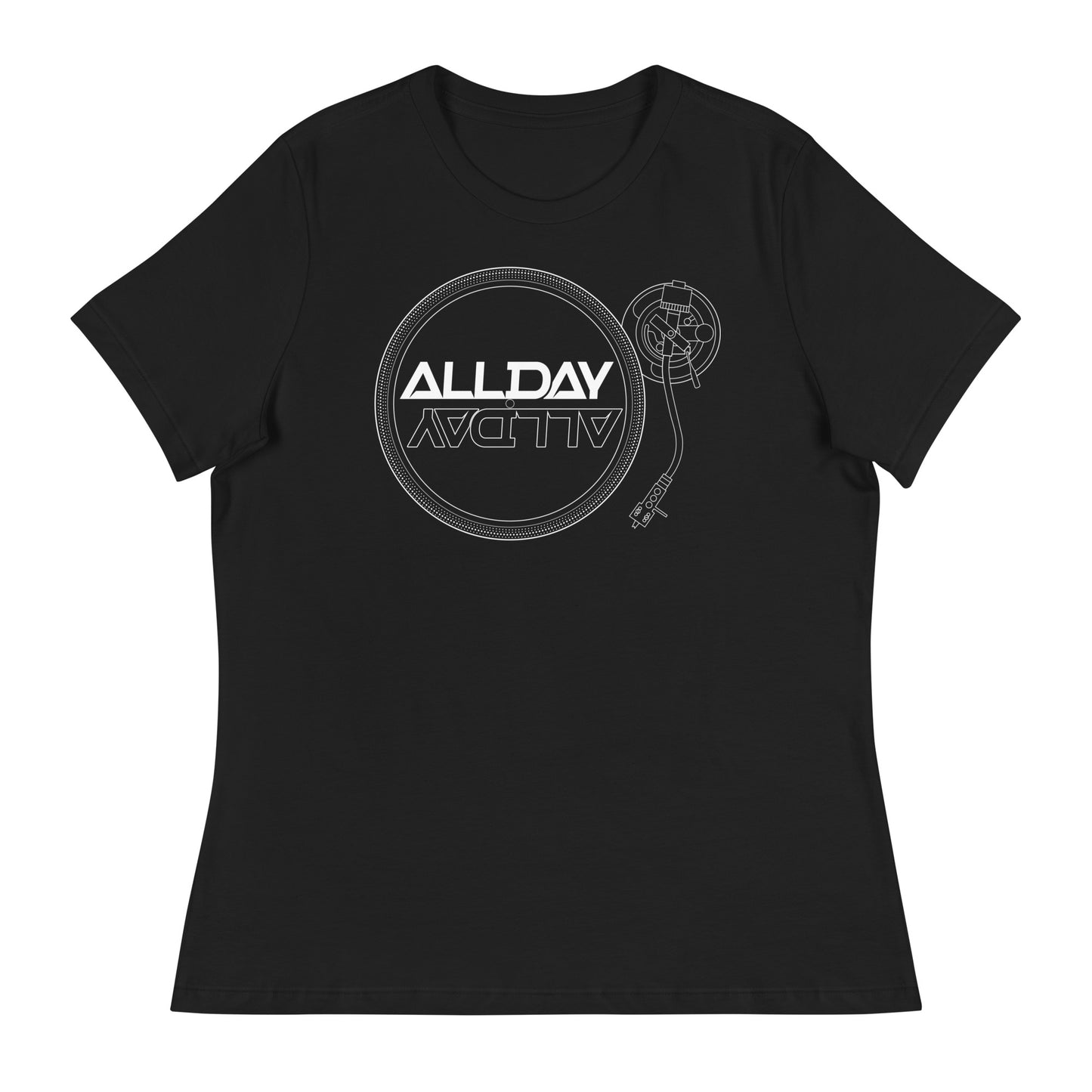 Turntable Short Sleeve Black Tee