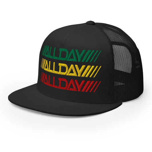 All Day Rasta Trucker Hat