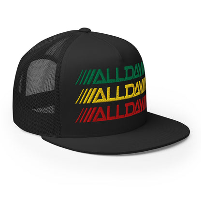 All Day Rasta Trucker Hat