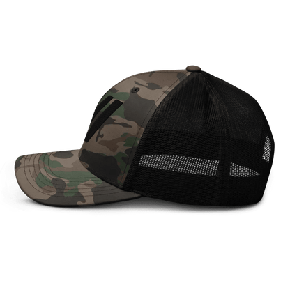 Camouflage trucker hat