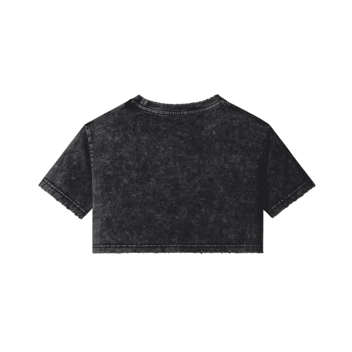 Washed Crop Top Black