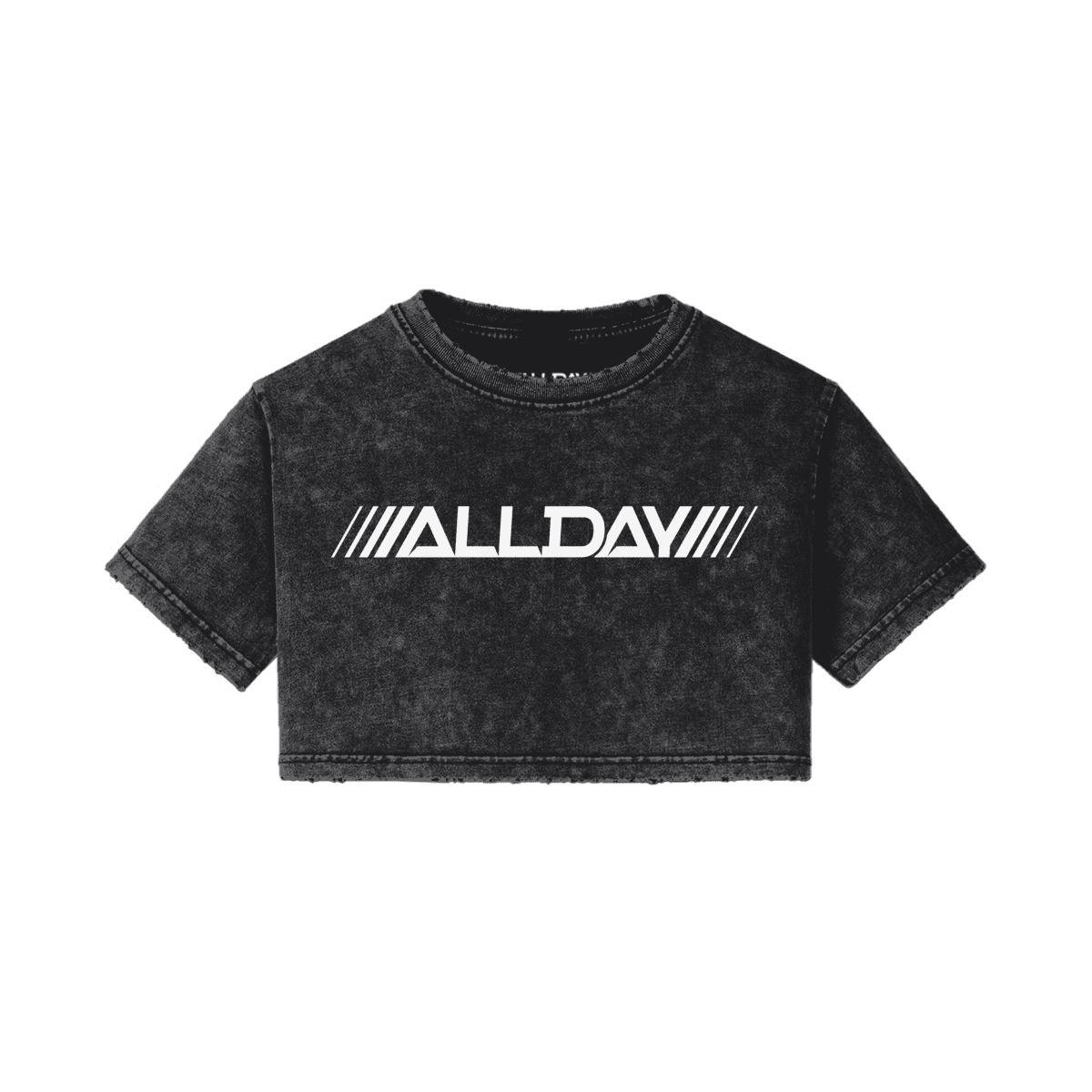 Washed Crop Top Black