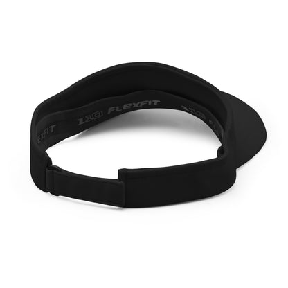 Active Visor With White Embroidery - Black