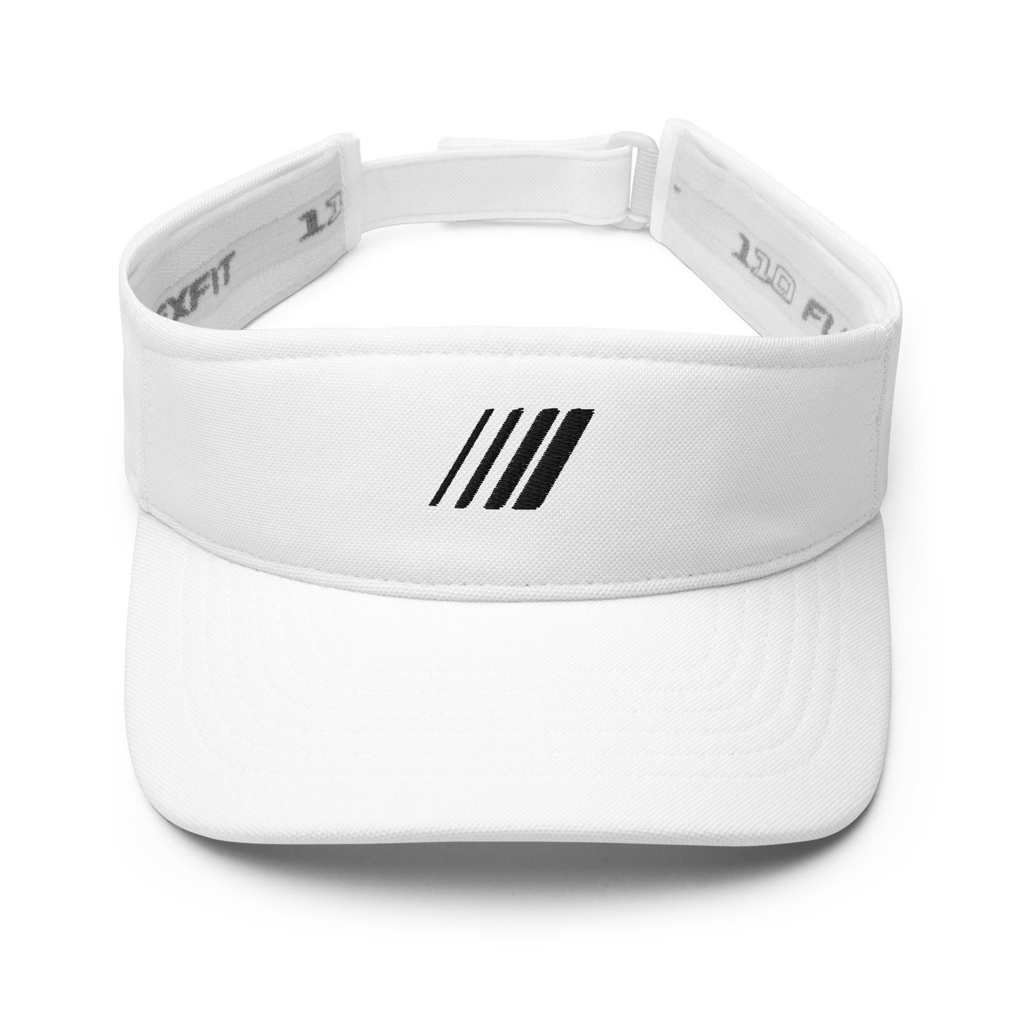 Active Visor With White Embroidery - White